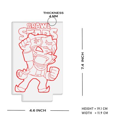 Brawl Stars Character Night Lamp